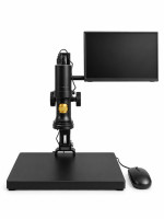 Digitální mikroskop All-in-One 4K s KLED osvětlením, monitorem a náklopným stativem